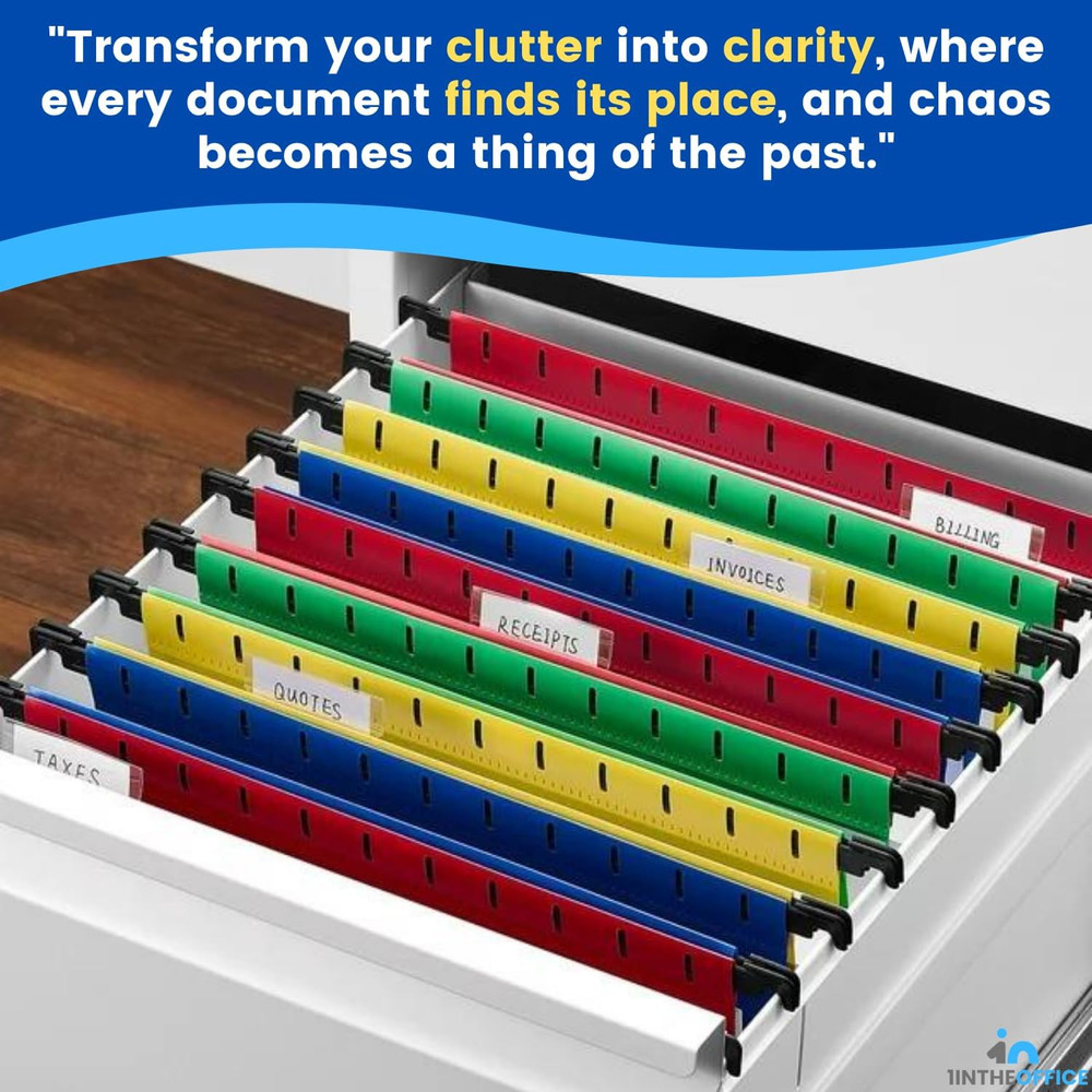 Poly Expanding Hanging File Folders, Letter Size, Assorted,10/Pack