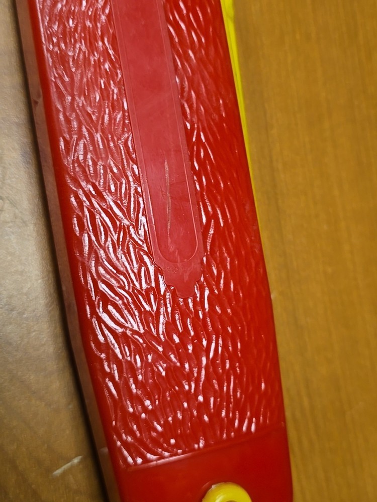 Vintage Hasbro Plastic Pocket Knife Pencil Case & Sharpener