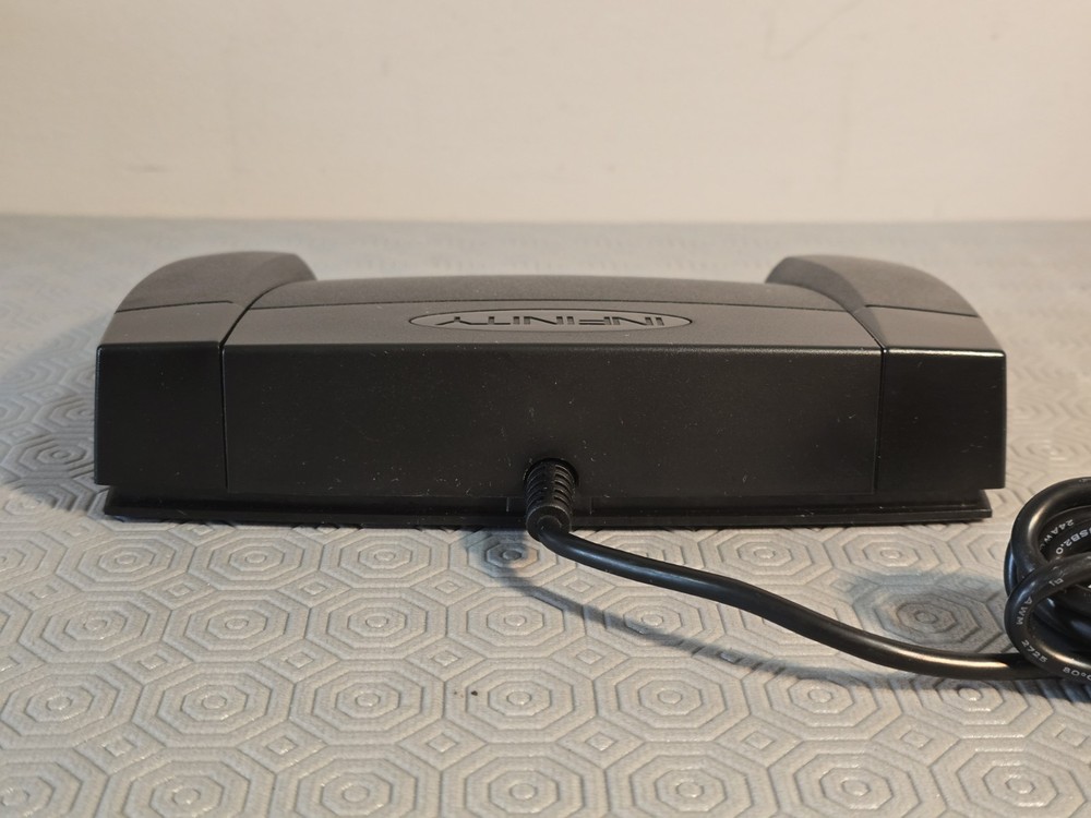 INFINITY IN-USB-2 Foot Pedal Black Untested USB Transcription Switch Wired