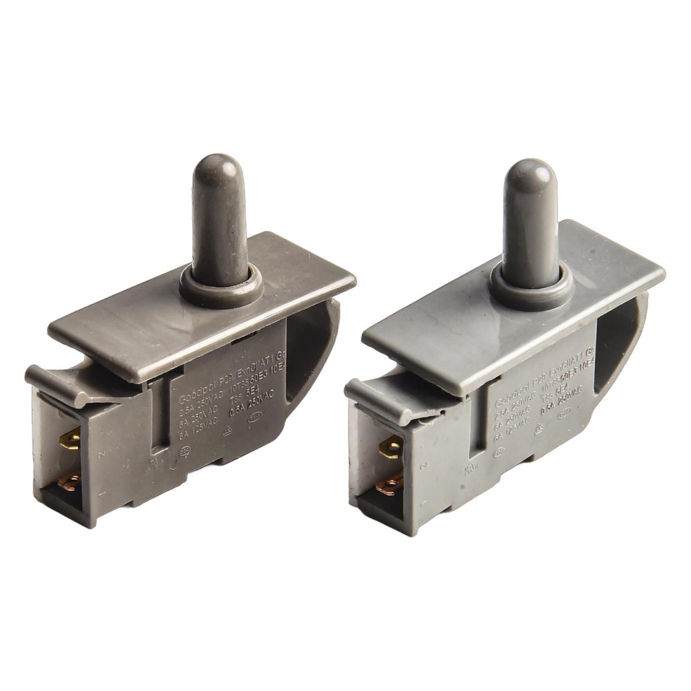 2 X Refrigerator Door Light Control Normally Closed Push Button Switch NEW