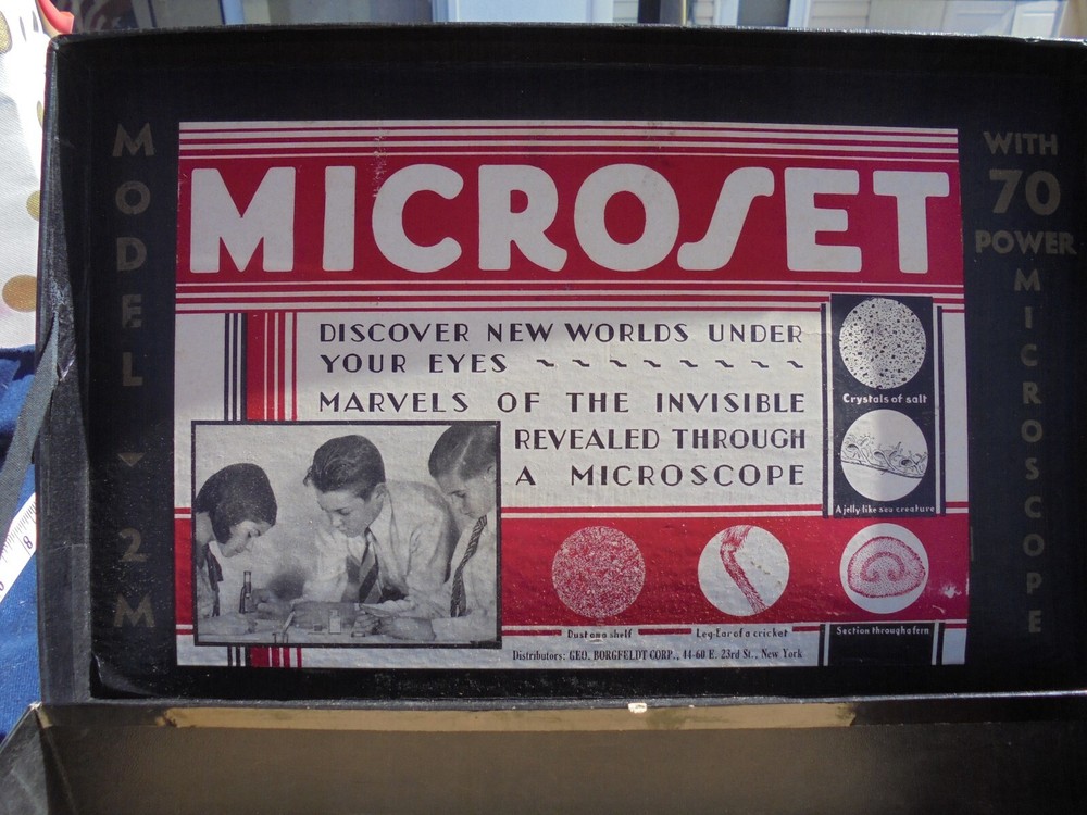 Microset 70 Power Microscope BOX ONLY Model 2 M