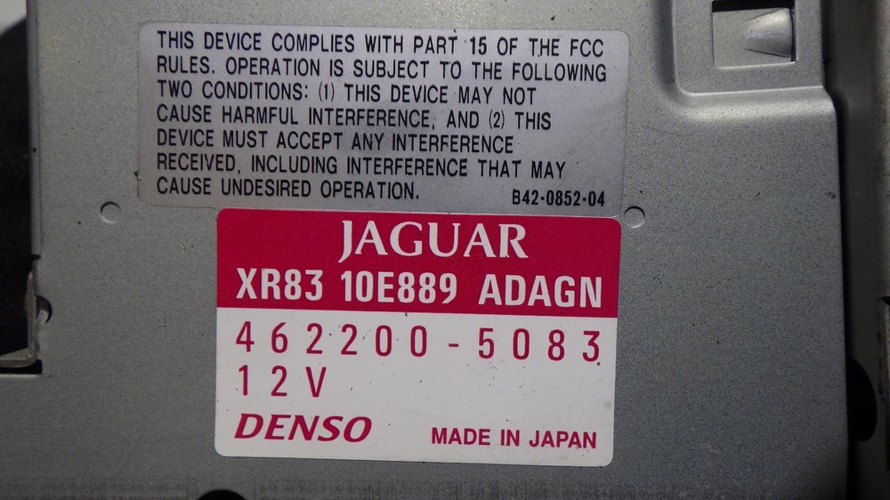 02 JAGUAR S TYPE Info Screen XR8310E889