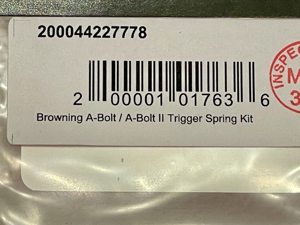 M*Carbo Browning A-Bolt II trigger spring kit