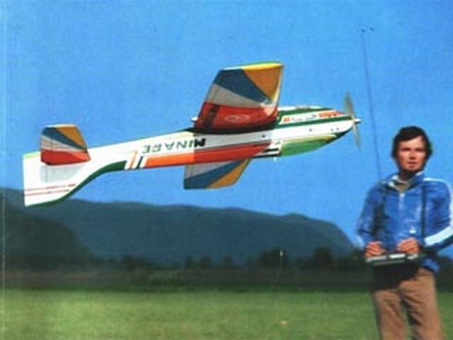 Minare 56" Wingspan RC Model Airplane Printed Plans & Templates