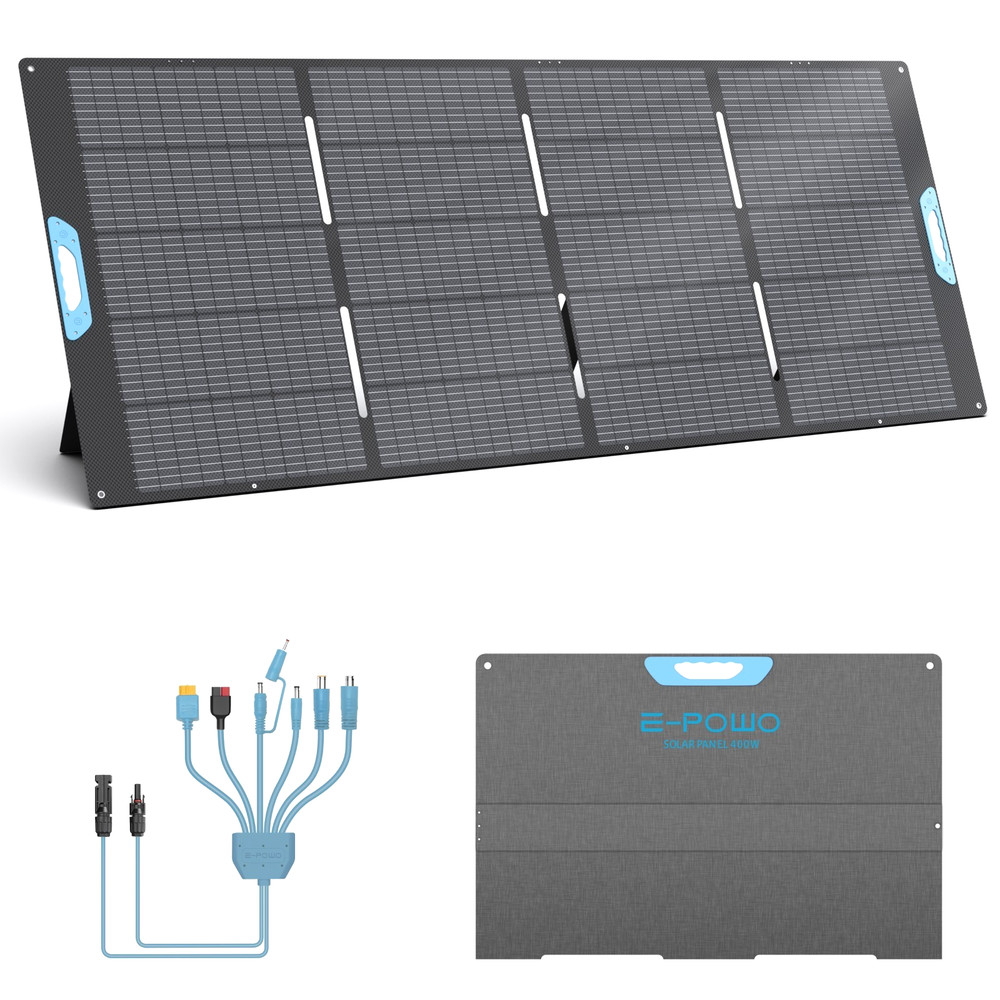 E-POWO 400W Solar Panel Kit Self-supporting Waterproof IP67 High Efficiency