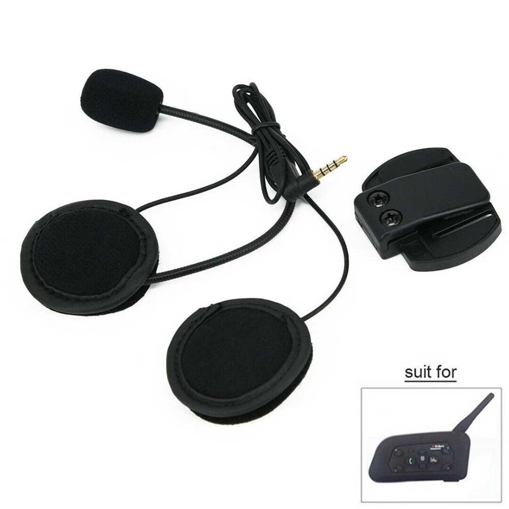 [2] Motorcycle Helmet Speaker Set for V6 1200M Intercom System Accessory
