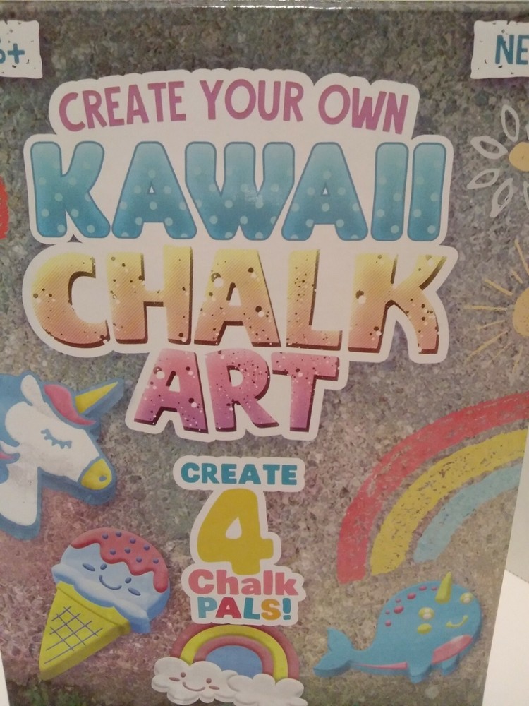 Create Your Own Kawaii Chalk Art Ages 6+ Mix & Mold
