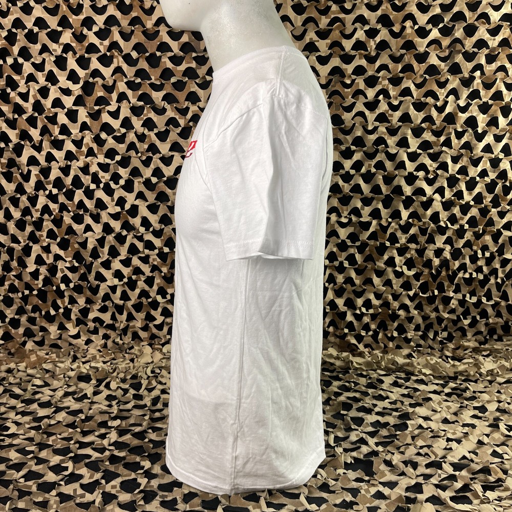 New Dye 2018 Split T-Shirt - White/Red - Small