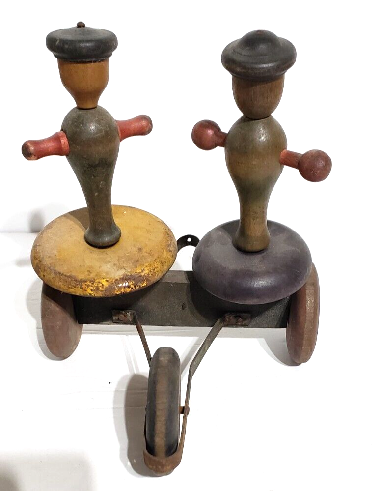 Antique Wooden/Metal Pull Behind Toy