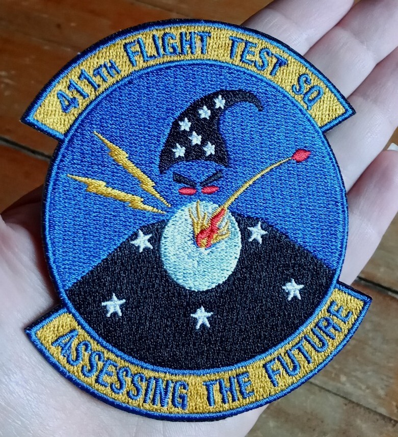 PATCH 411th Flight Test Squadron Assessing The Future Wizard Military Patch
