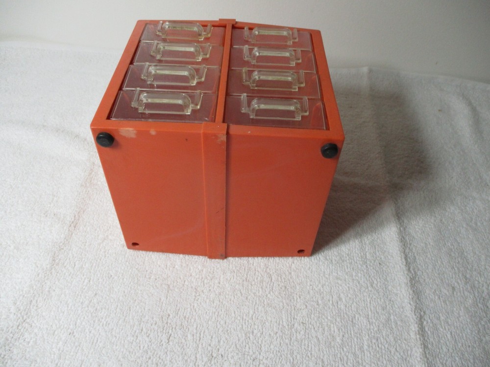 VINTAGE 8 DRAWER STORAGE CABINET ORGANIZER STACKABLE