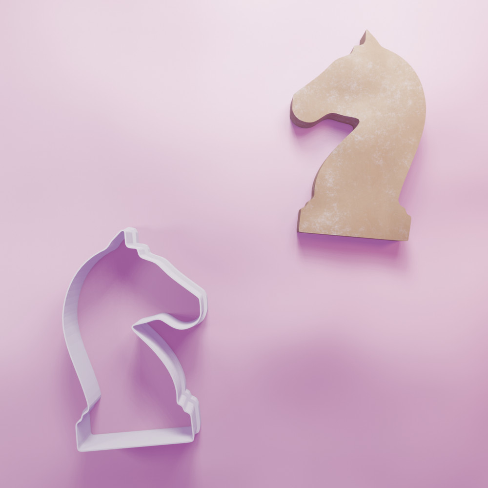 Chess Knight Cookie Cutter