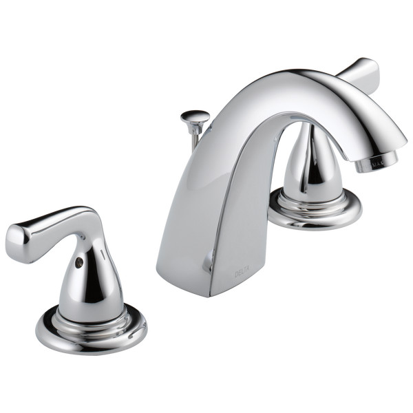 Delta Foundations Widespread Bathroom Faucet Chrome-Certified Refurbished
