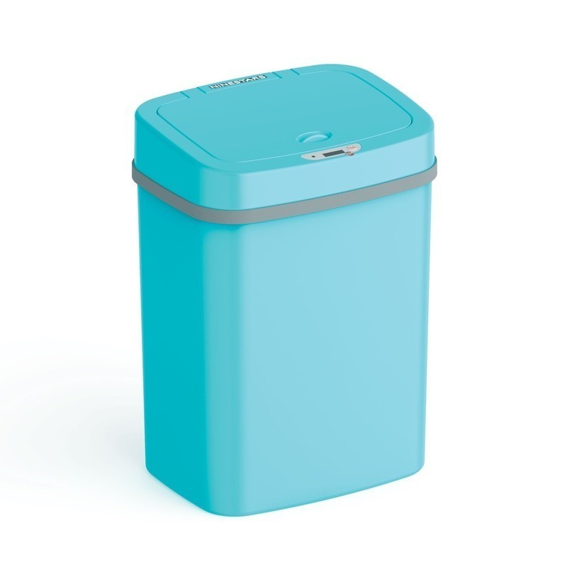 Touchless Motion Sensor Trash Can 3.2 Gallon Automatic Lid Wastebasket Teal