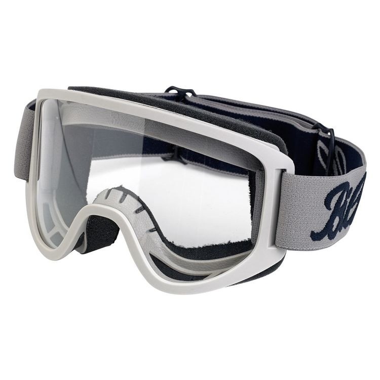 Biltwell Moto 2.0 Goggles WHITE TITANIUM 2
