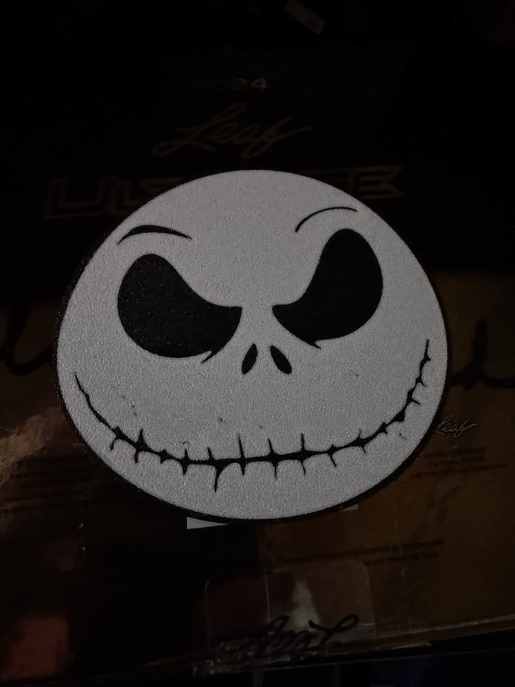 Jack Skellington–Inspired 3D Printed Coaster • Nightmare Style