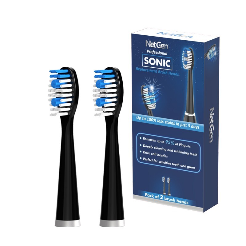 NetGen Sonic Electric Toothbrush Replacement Heads