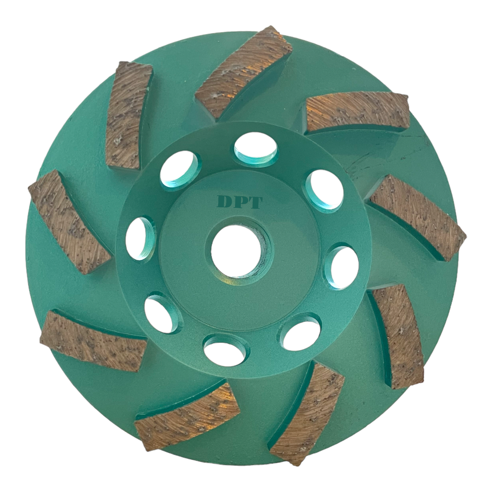 2 Pack 4.5" Diamond Segment Grinding Wheel Disc for Concrete Angle Grinders