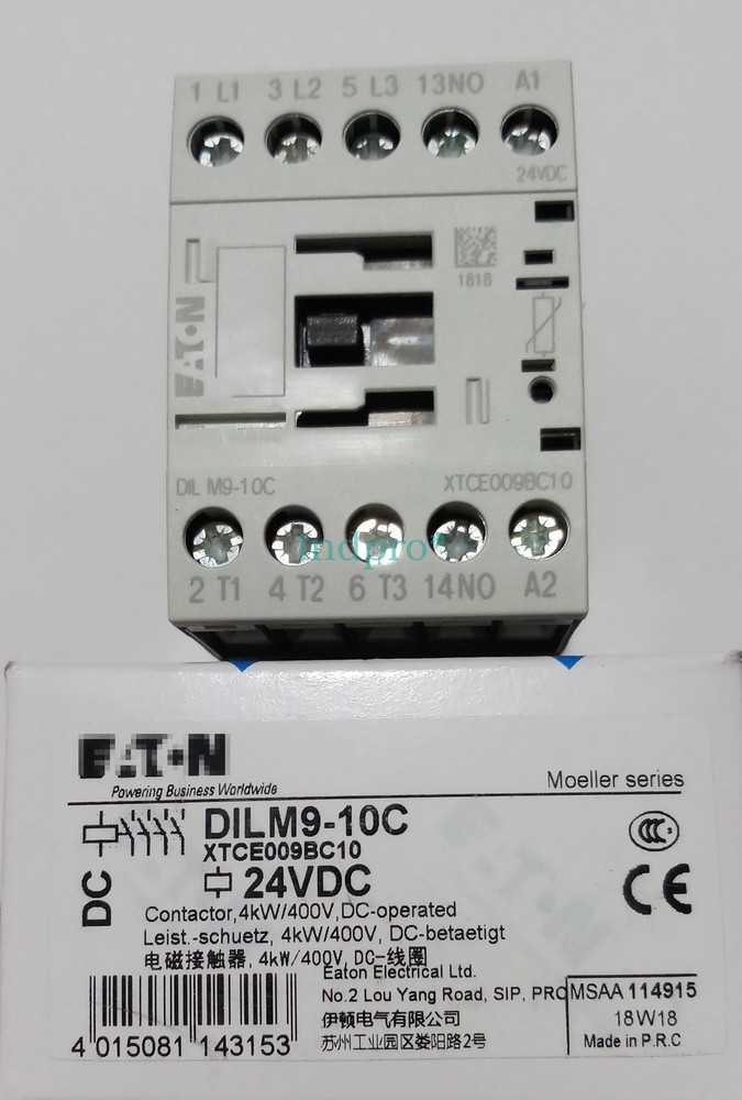DILM9-10C DC contactor DILM910C DC24V 4NO 9A