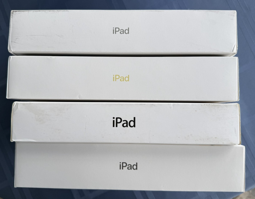 Lot of 4 Empty Apple iPad Boxes