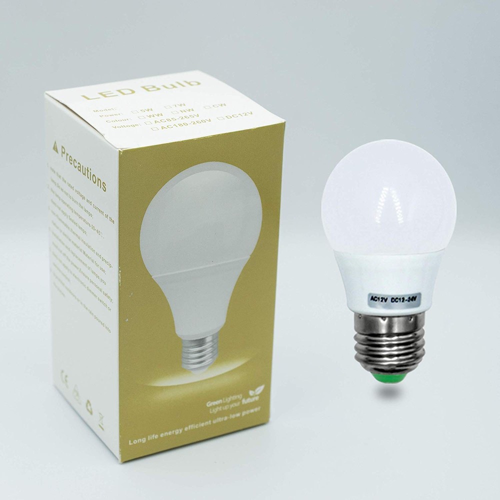 3W A15 Edison LED Light Bulbs E26 Medium Screw Base (40 Watt Equivalent) 12V ...