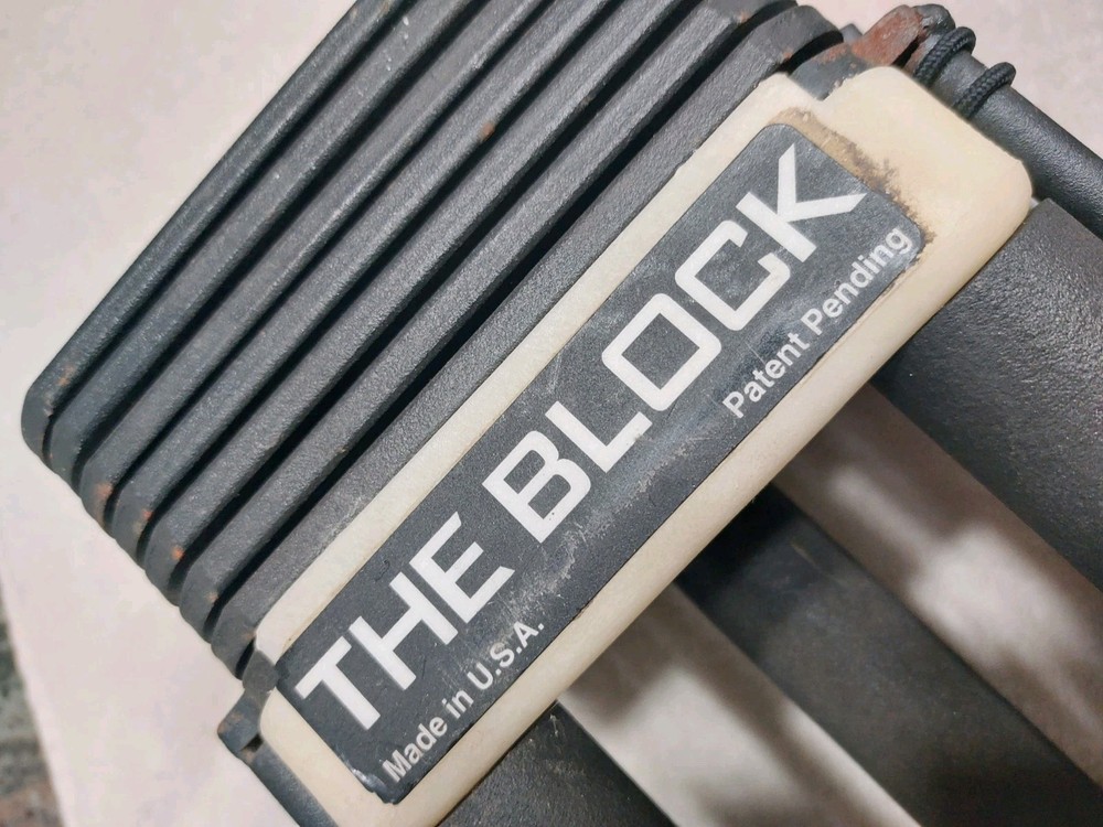 The Block Weights Two 45 Pound