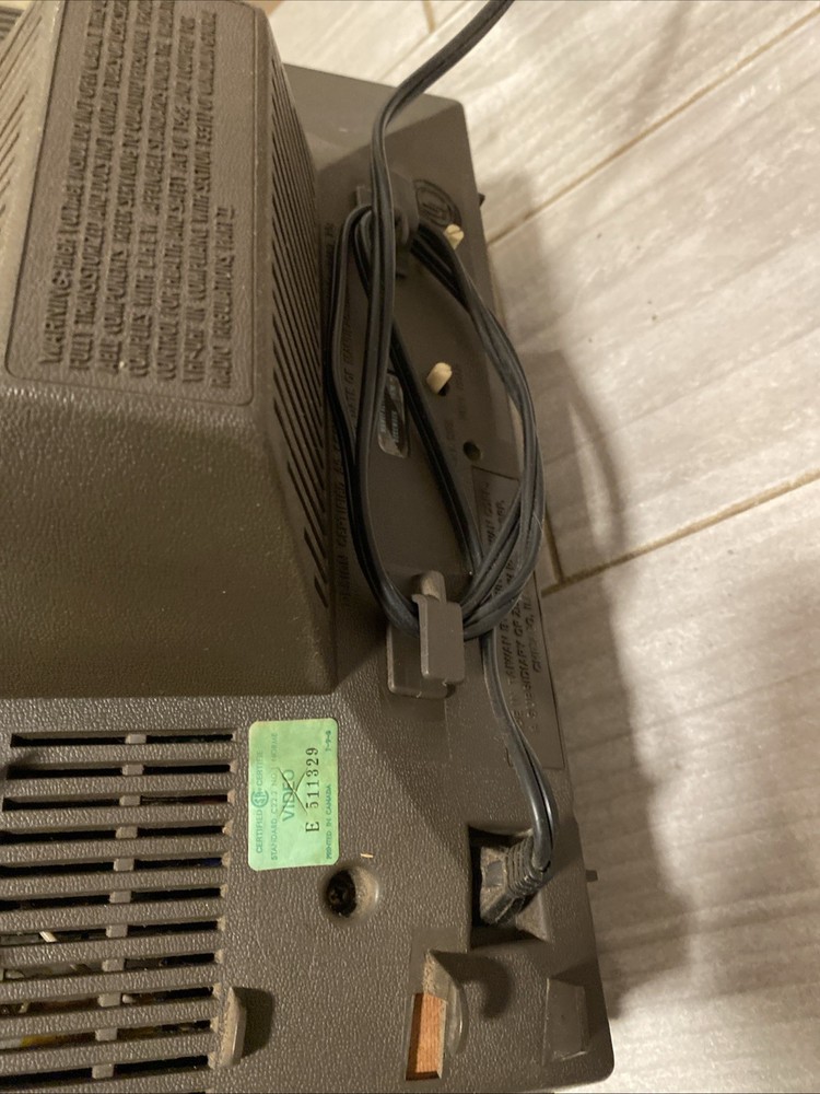 1976 Zenith 12” Solid State Television Retro Gaming