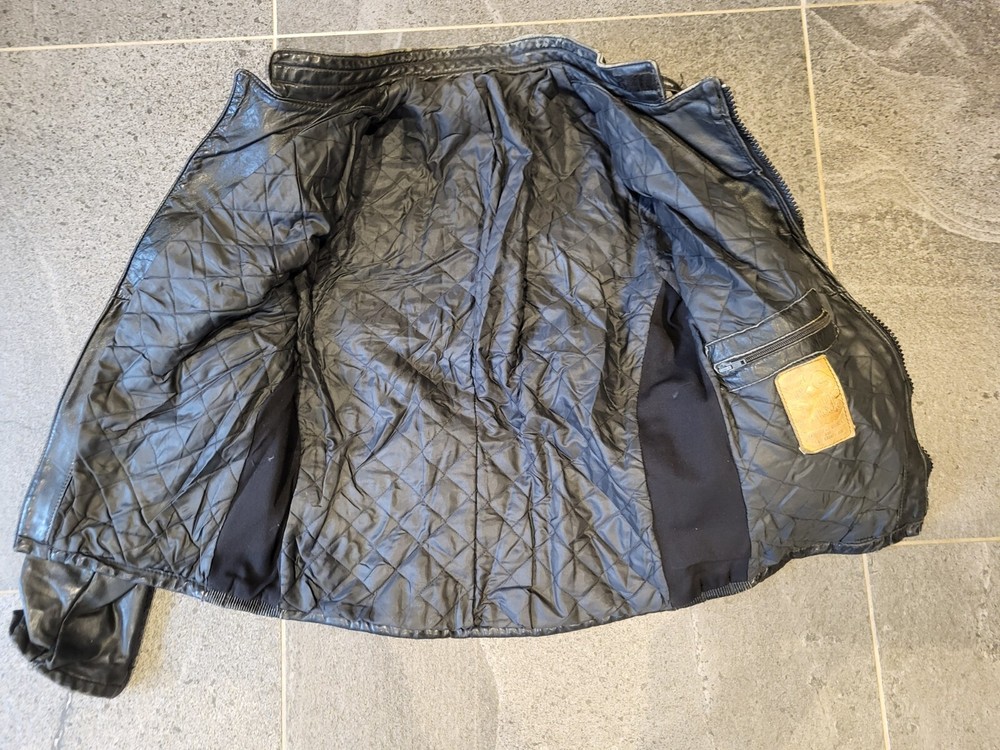 Duebel techno mode motorcycle leather jacket