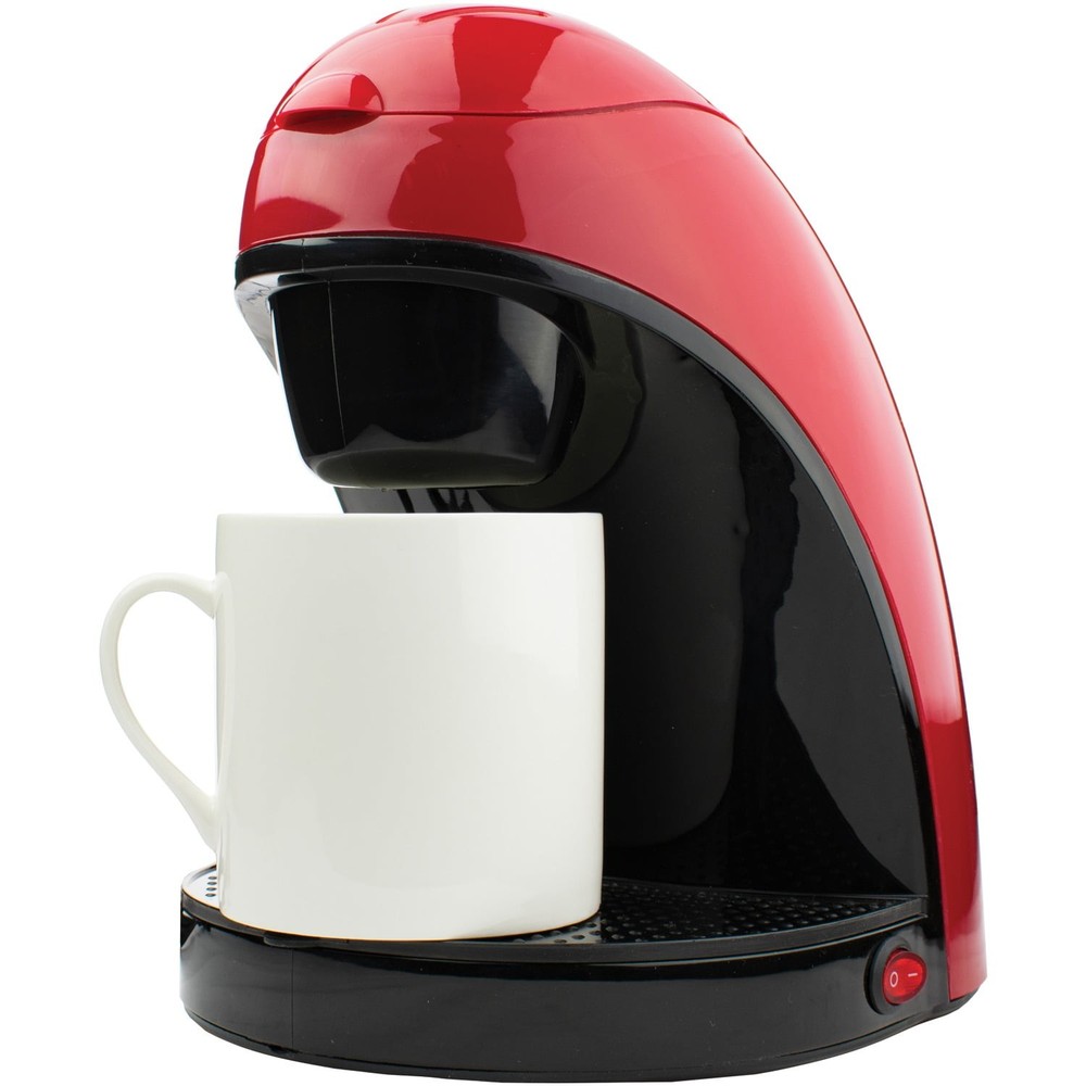 Single-Serve Drip Coffee Maker W/ Ceramic Mug Black TS-112BPT