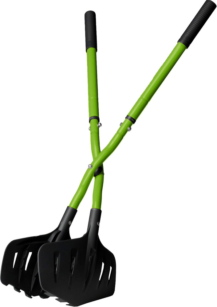 LEAF GRABBER TOOL 3 Ft Telescoping Aluminum Rake
