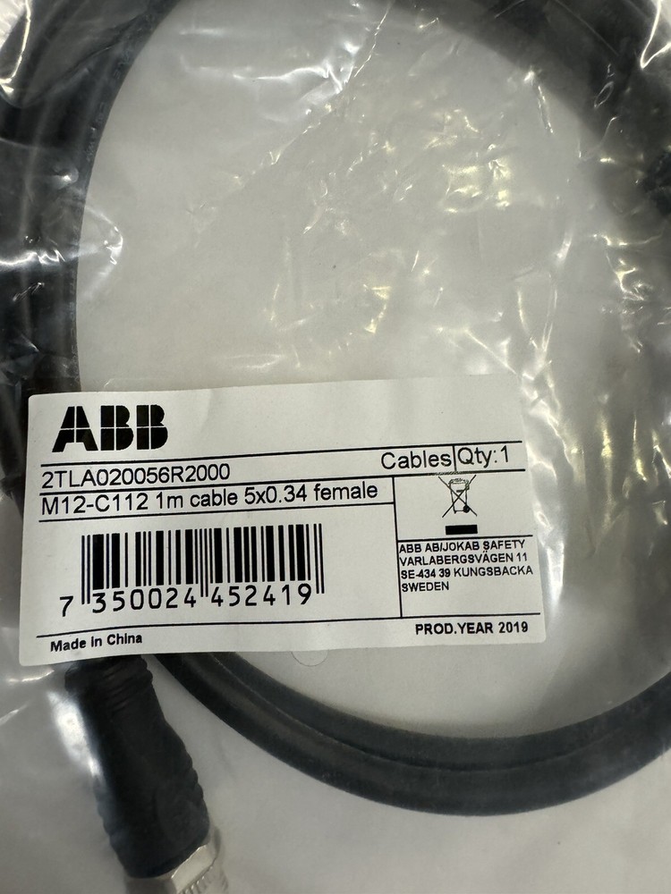 ABB Safety Connector M12-C112 Connector 2TLA020056R2000
