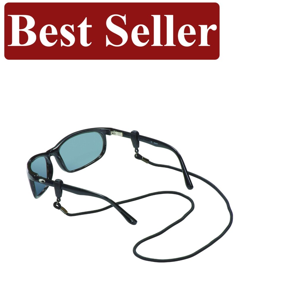 Lens Leash Classic Black Eyewear Retainer Strap for Any Frame Size - Lightweight