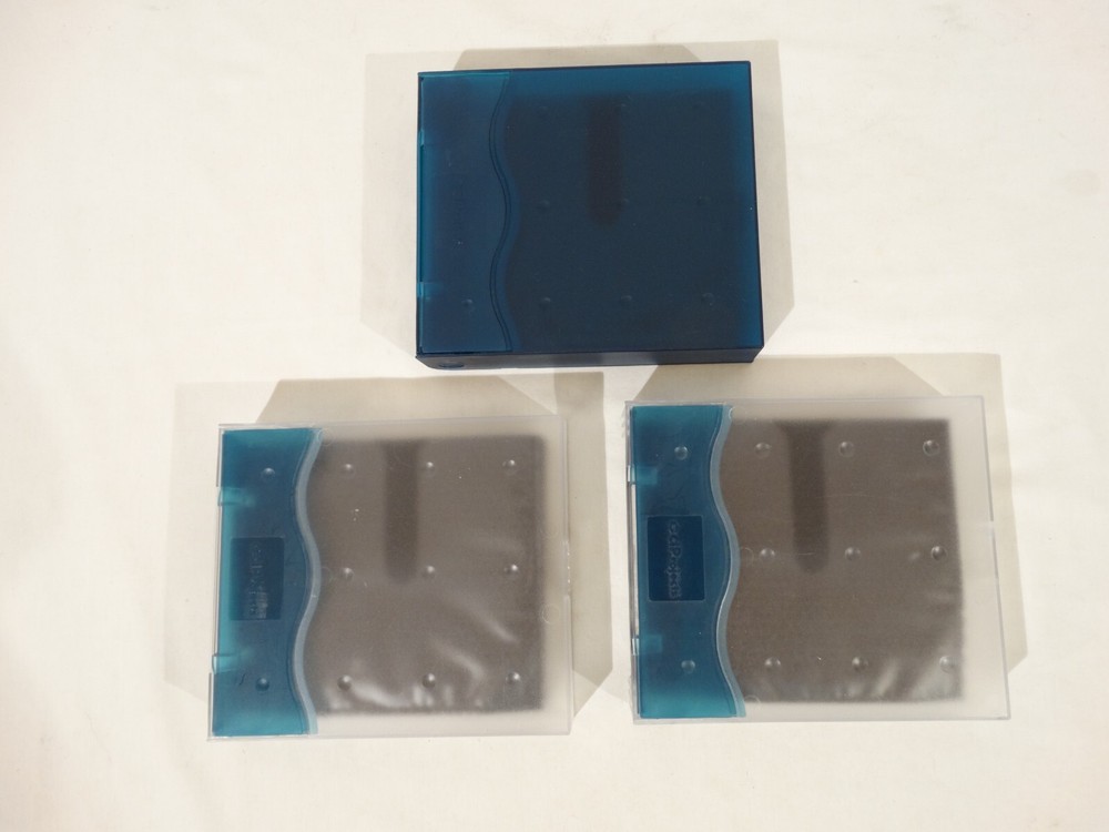 Lot Of (3) CDProjects CD Projects Plastic Blue Teal CD Storage Cases