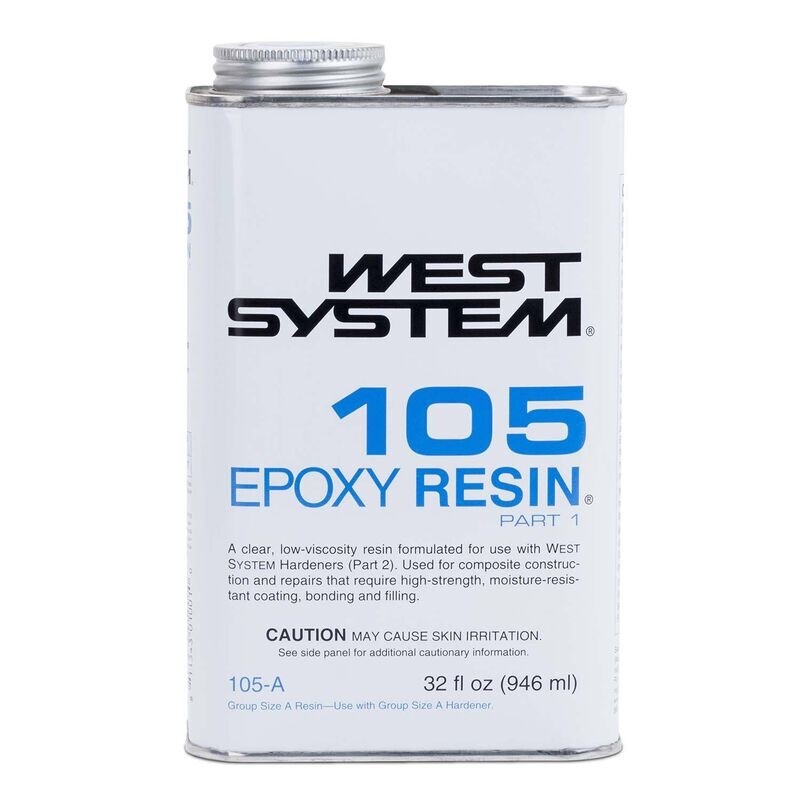 West System 105A Epoxy Resin (1 qt) Clear