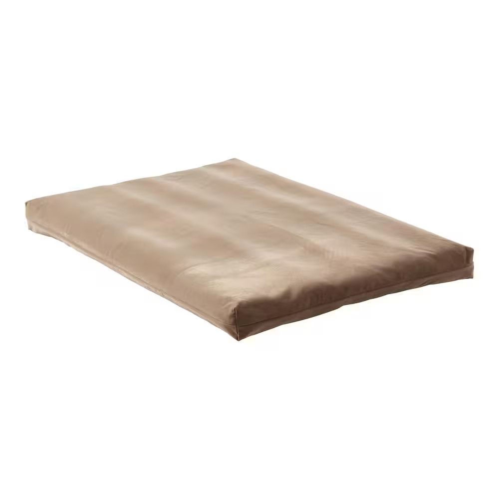Cooper Medium Deluxe Latte Reversible Microfiber Crate Pad