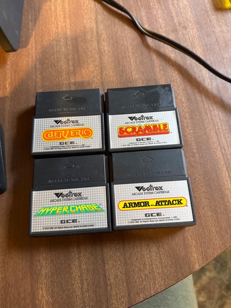 1982 VECTREX CONSOLE HOME ARCADE SYSTEM TESTED WORKS! GREAT CONDITION