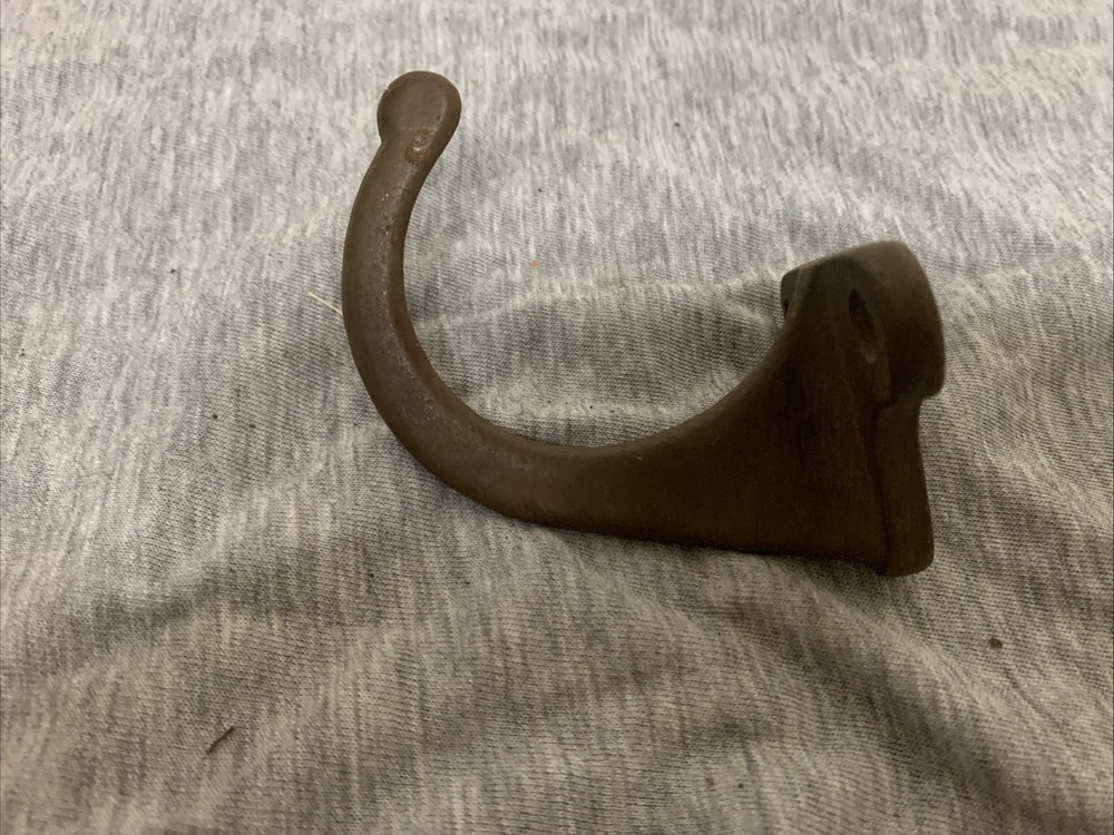 Antique Solid Cast Brass Coat Hook