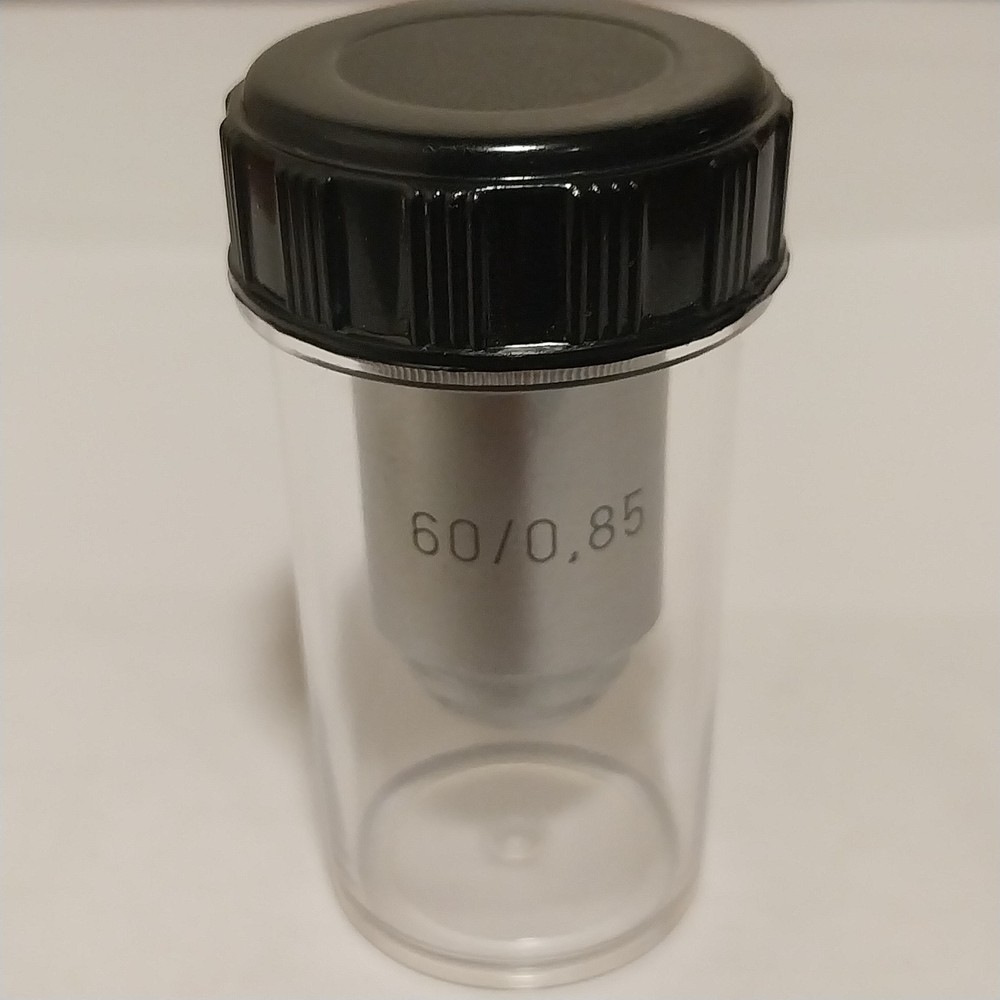 Hacker Microscope Objective Lens 60/0.85 With Plastic Objective Case