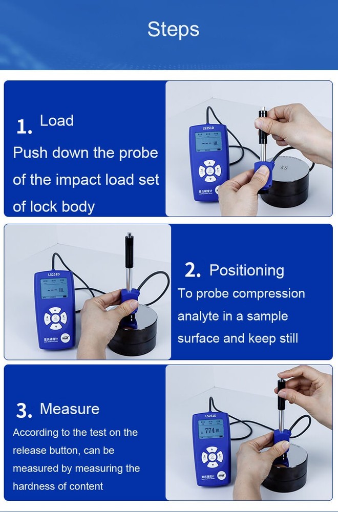 1PCS NEW Linshang Leeb hardness tester split type LS251D