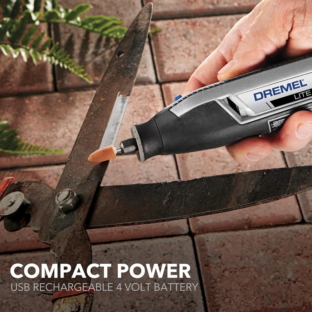 4V Li-Ion Cordless Rotary Tool Variable Speed Multi-Purpose Kit USB Charging