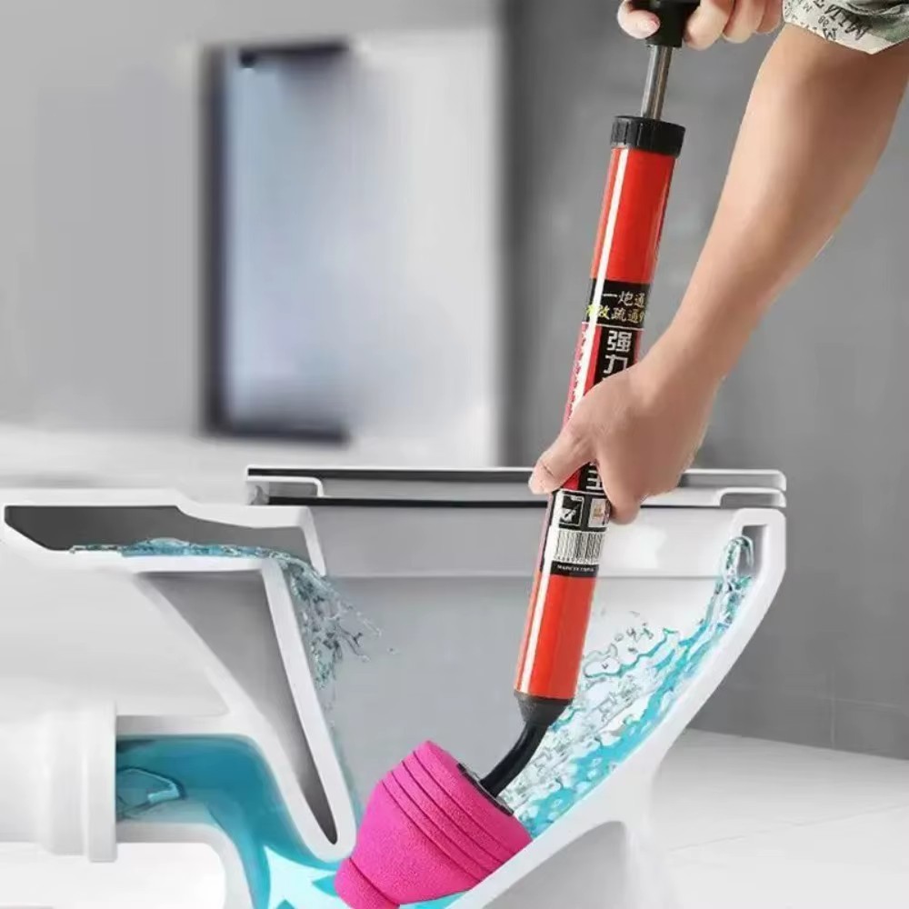 High Pressure Air Plunger Toilet Unclogger Powerful Drain Pump Cleaner Tool