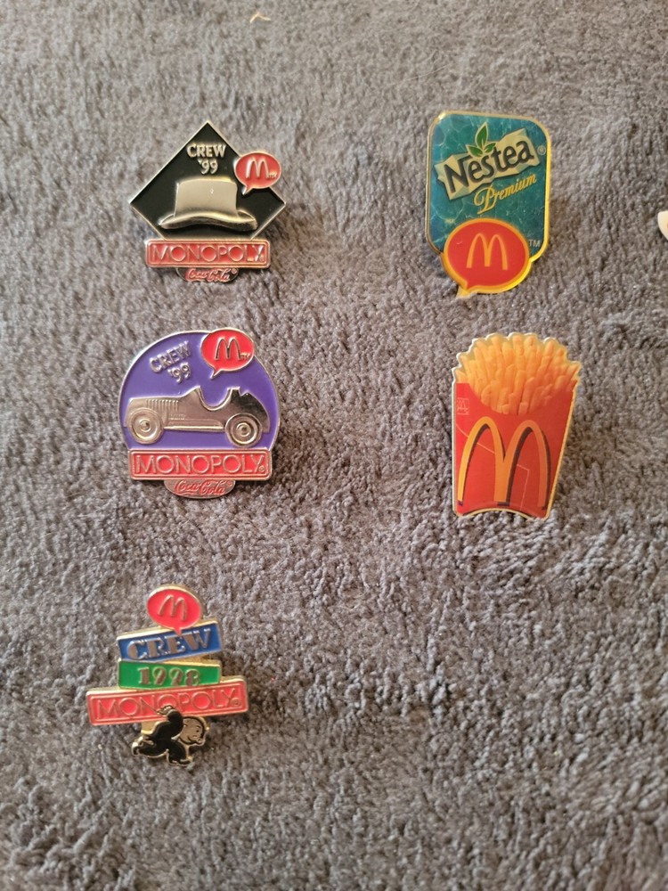 Assorted Vintage McDonald’s Hat Pins