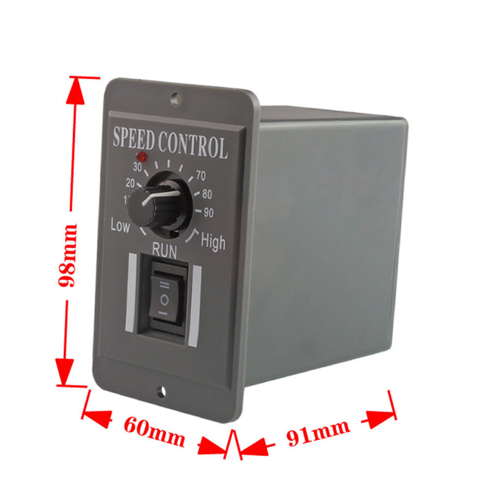 DC 10-60V 6A PWM DC Motor Speed Controller Reversible Switch Regulator Switch