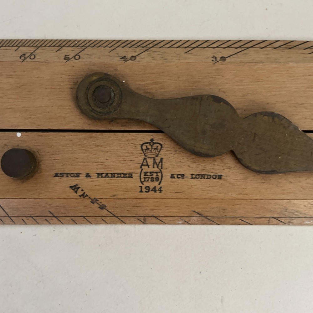 Vintage Capt Fields Improved Parallel Nautical Ruler