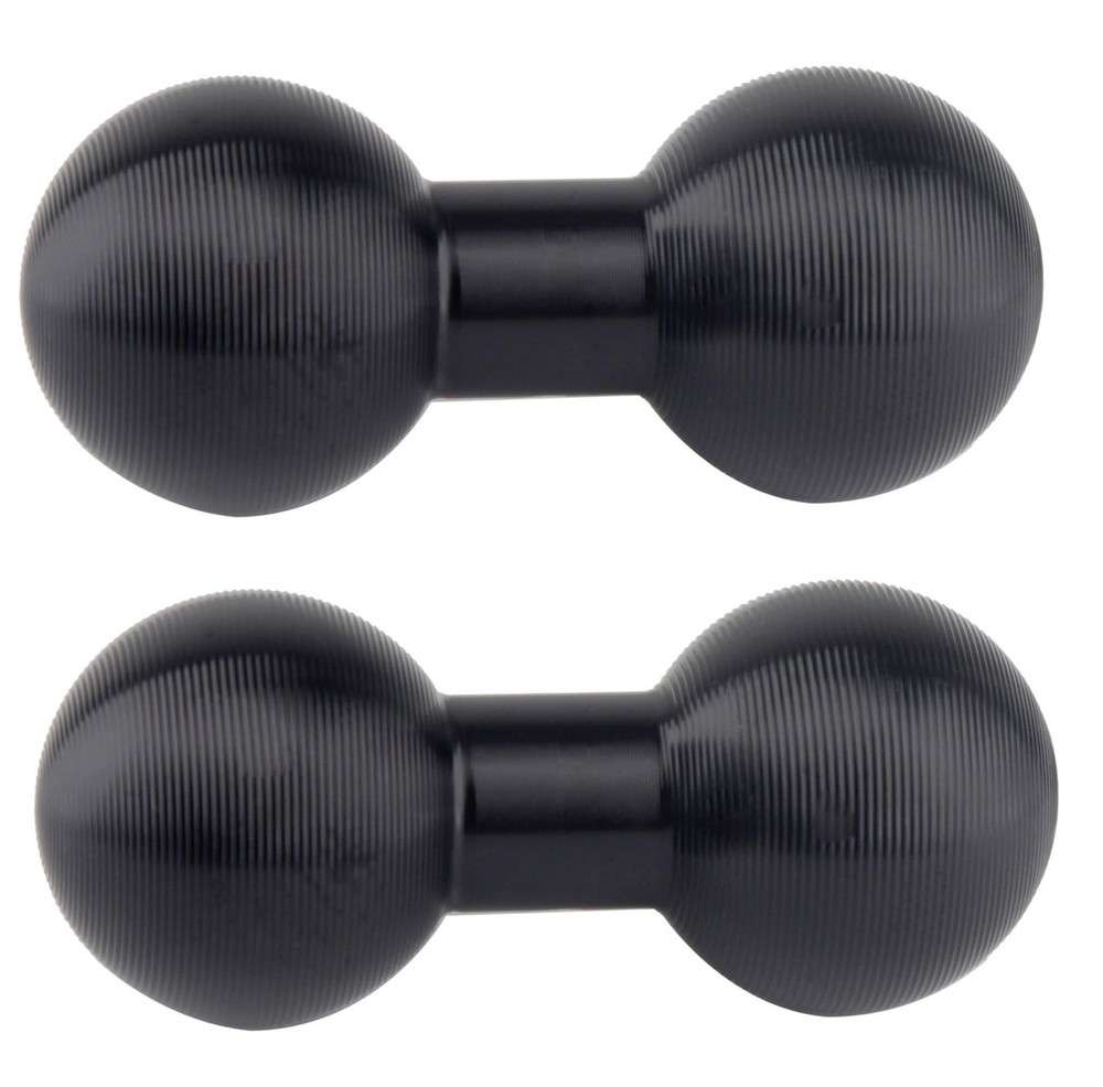 2PCS Aluminum Dual 20mm Ball Mount Adapter For Bulletpoint Mounting Solutions