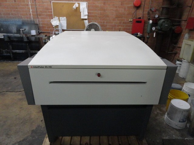 Glunz & Jensen Interplater 85 HD Thermal Plate Processor