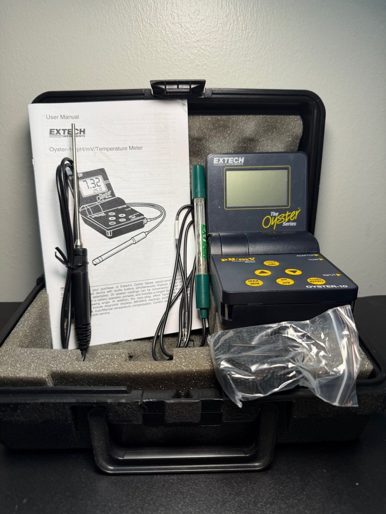 Extech Oyster-10 PH/MV/ Temperature Electronic Meter | NIB TESTED AND WORKING