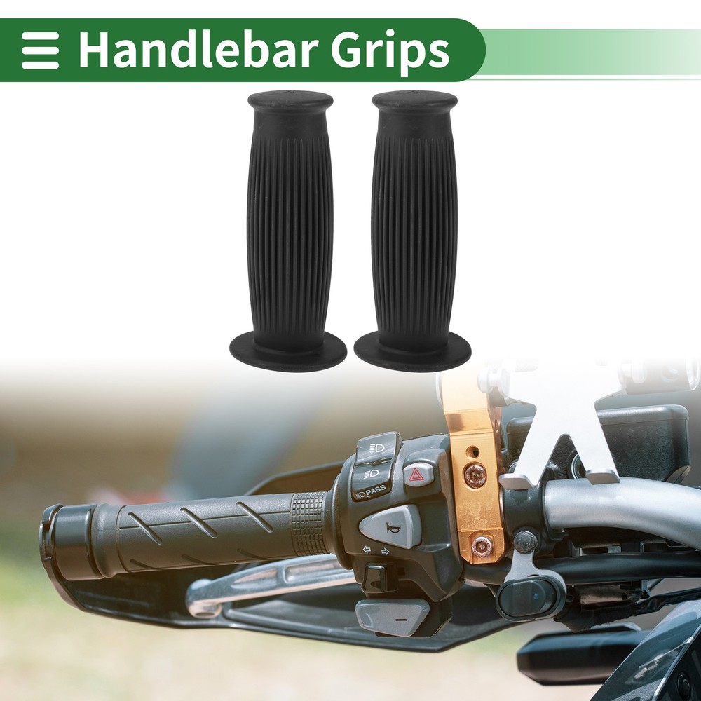 1" 25mm Motorcycle Knobs Handlebar Cover TPU Black #2