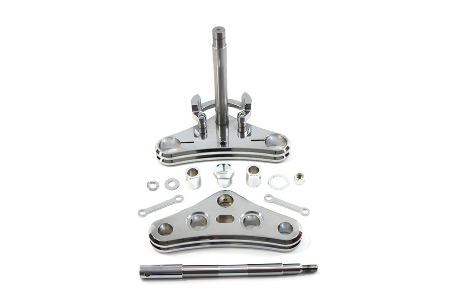 41mm Triple Tree Conversion Kit Chrome fits Harley Davidson