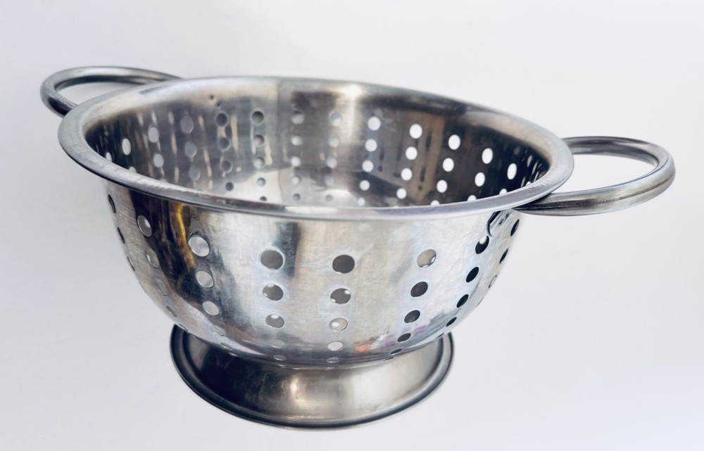 Michael Graves Design Stainless Strainer Colander Footed Handled